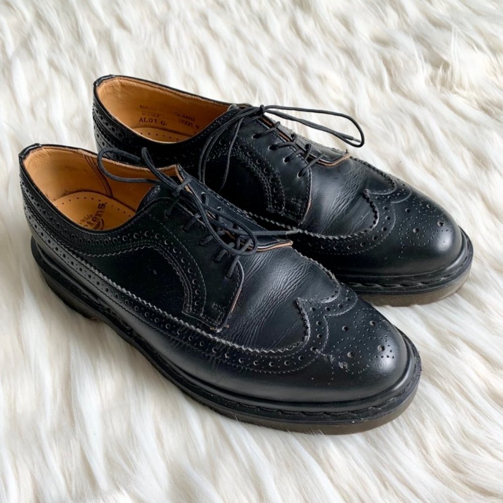 Dr. Martens Kelvin Black Oxfords Made in England